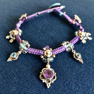 Isha Elafi’s macrame anklet